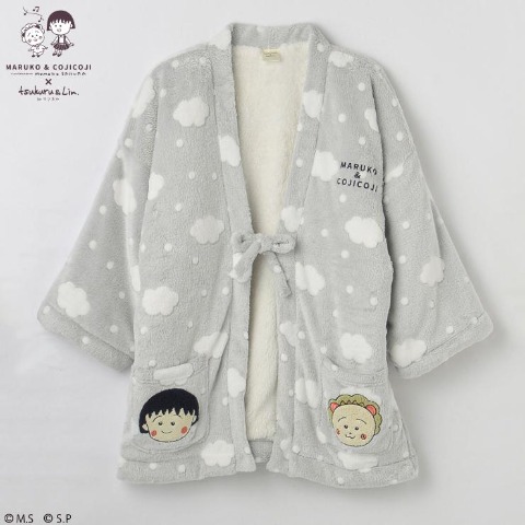 レディース　はんてん（まる子とコジコジ×tsukutu&Lin.）