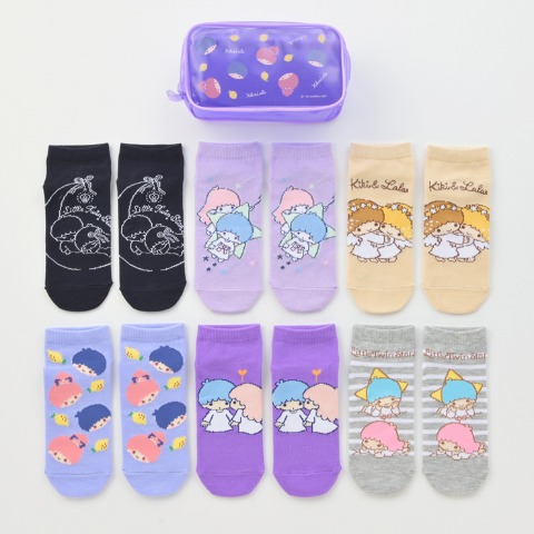 レディース　福袋　靴下6点セット（リトルツインスターズ）