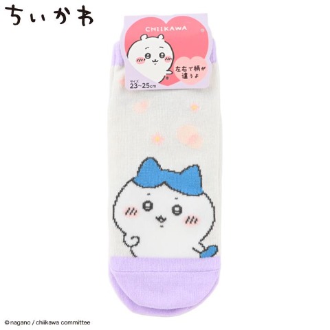 レディース　靴下（ちいかわ・ハチワレ）