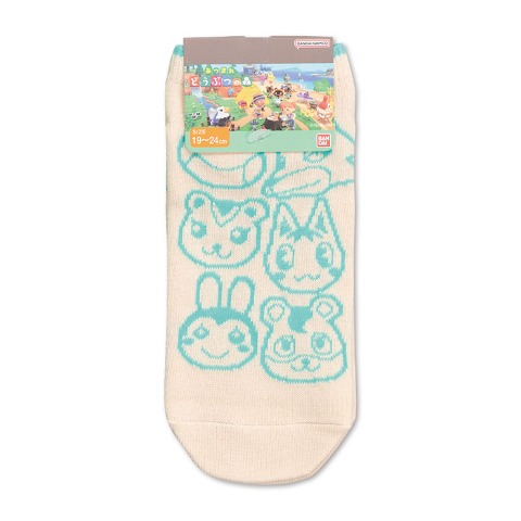ジュニア　靴下（あつまれ どうぶつの森）