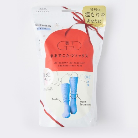 レディース　ハイソックス（まるでこたつソックス）