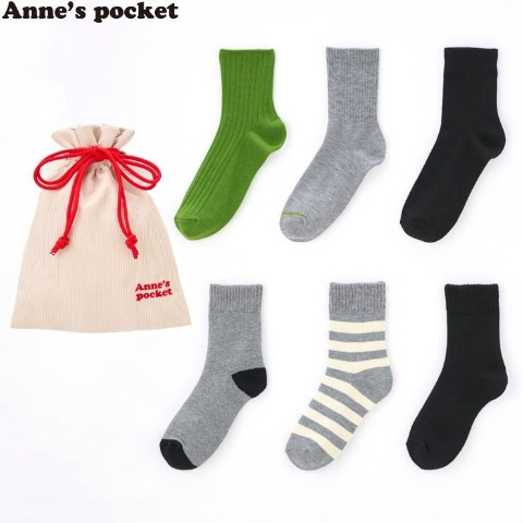 レディース　ハッピーバッグ　Anne's pocket靴下6点セット
