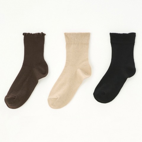 レディース　ハッピーバッグ　Mushroom靴下6点セット