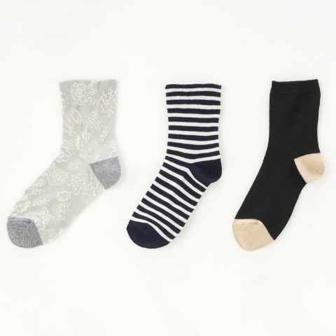 レディース　ハッピーバッグ　Mushroom靴下6点セット