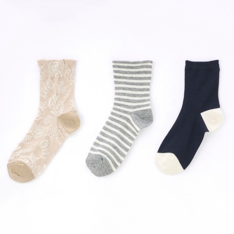 レディース　ハッピーバッグ　Mushroom靴下6点セット