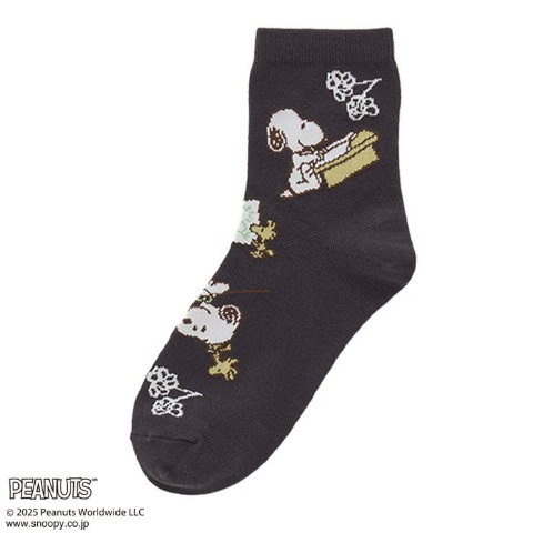 レディース　クルーソックス（PEANUTS）