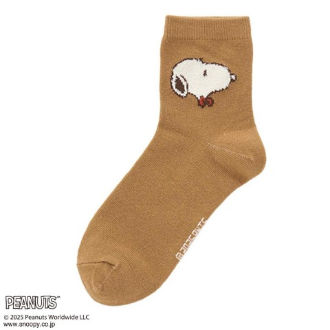 レディース　クルーソックス（PEANUTS）