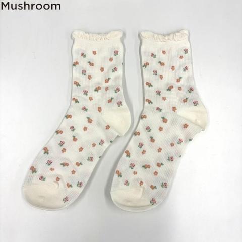 レディース　靴下（Mushroom×まきみさき）