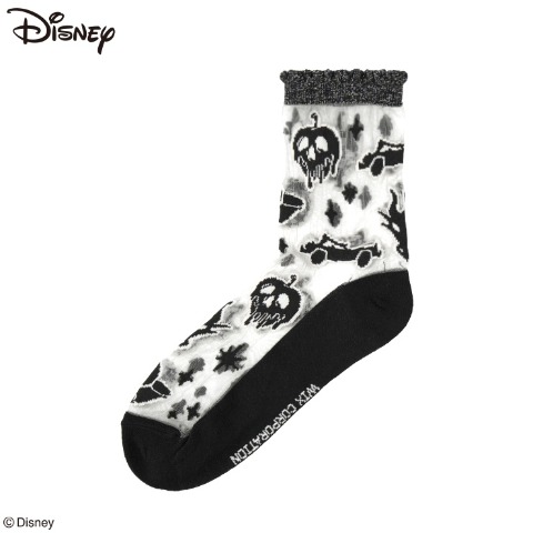 レディース　【シャンブル限定】靴下（ディズニーヴィランズ）