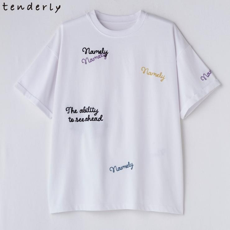 本日限定価格！shalom CANDY RIBBONS TEE（レディース カラフルロゴT  