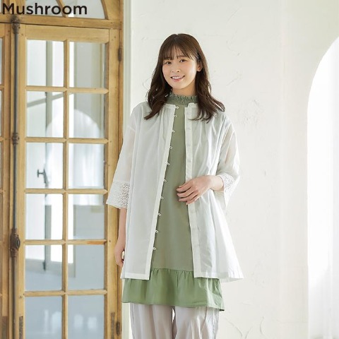 レディースカットソー（Mushroom)