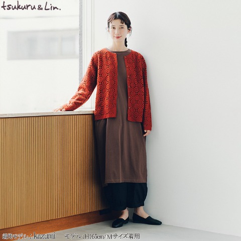 レディース　バックスリットワンピース（tsukuru&Lin.）