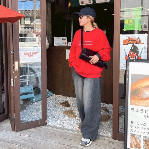 レディース　ビッグシルエットプルオーバー（IKUMI)