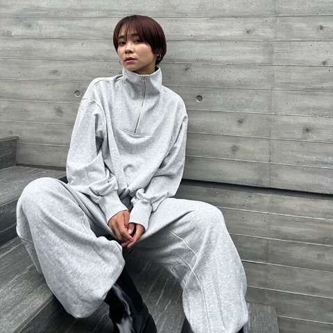 レディース　ハーフジッププルオーバー（忍舞）