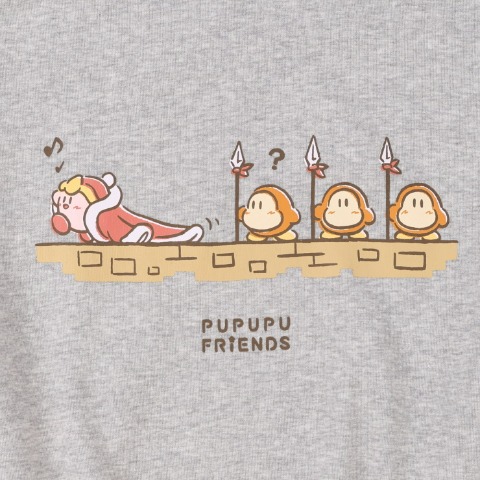 レディース　裏起毛クルーネックトレーナー（星のカービィ）