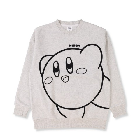 レディース　裏起毛クルーネックトレーナー（星のカービィ）