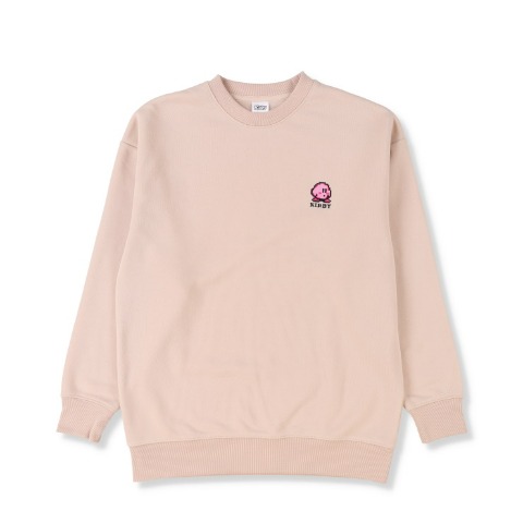 レディース　裏起毛クルーネックトレーナー（星のカービィ）