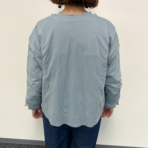 レディース　ダブルガーゼカーディガン（Mushroom）