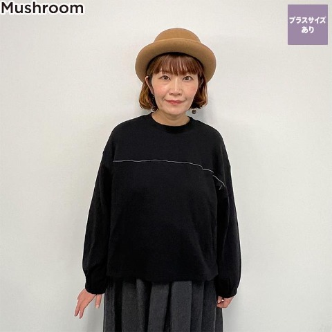 レディース　切り替えプルオーバー（Mushroom）