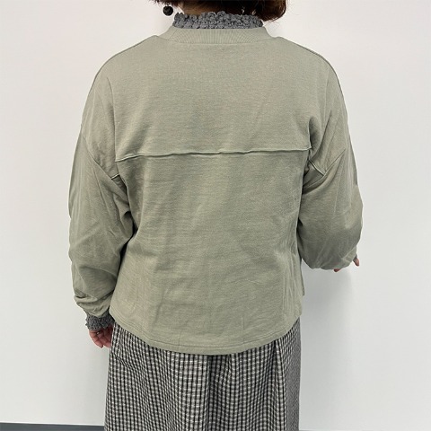 レディース　切り替えプルオーバー（Mushroom）