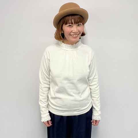 レディース　レースTシャツ（Mushroom）