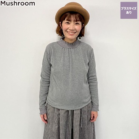 レディース　レースTシャツ（Mushroom）