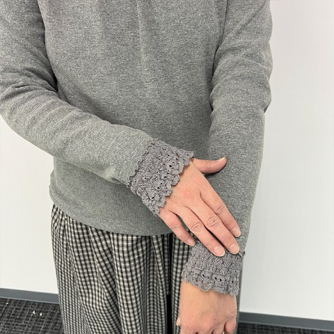 レディース　レースTシャツ（Mushroom）