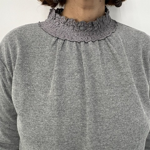 レディース　レースTシャツ（Mushroom）