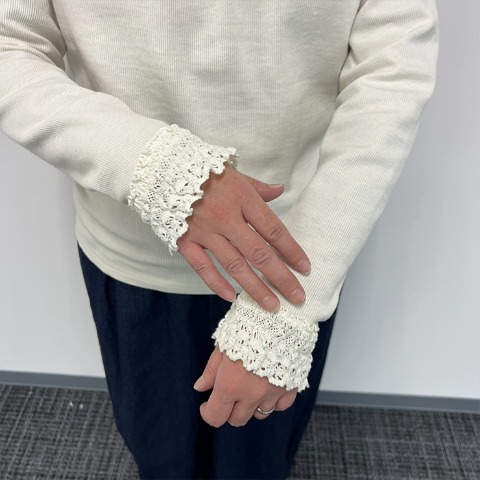 レディース　レースTシャツ（Mushroom）