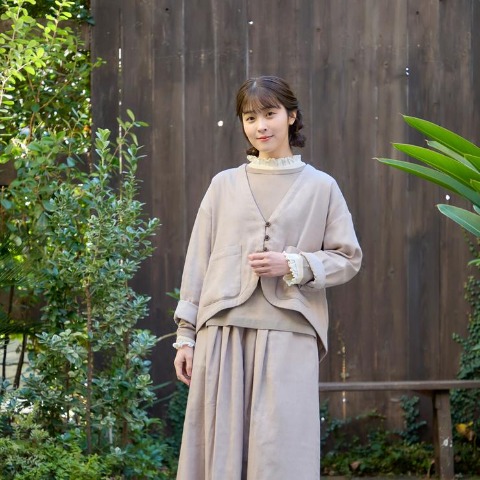 レディース　カットソー（Mushroom)