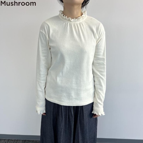 レディース　カットソー（Mushroom)