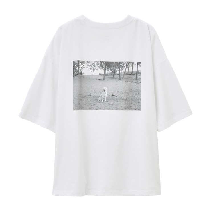 レディース ベーシックワイドフォトTシャツ（かくたみほ×tsukuru&Lin