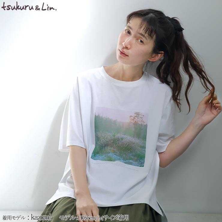 テンカウント ドルマンTシャツセット【ブック・ラビリンス限定グッズ】 レディース ドルマンフォトTシャツ（かくたみほ×tsukuru&Lin