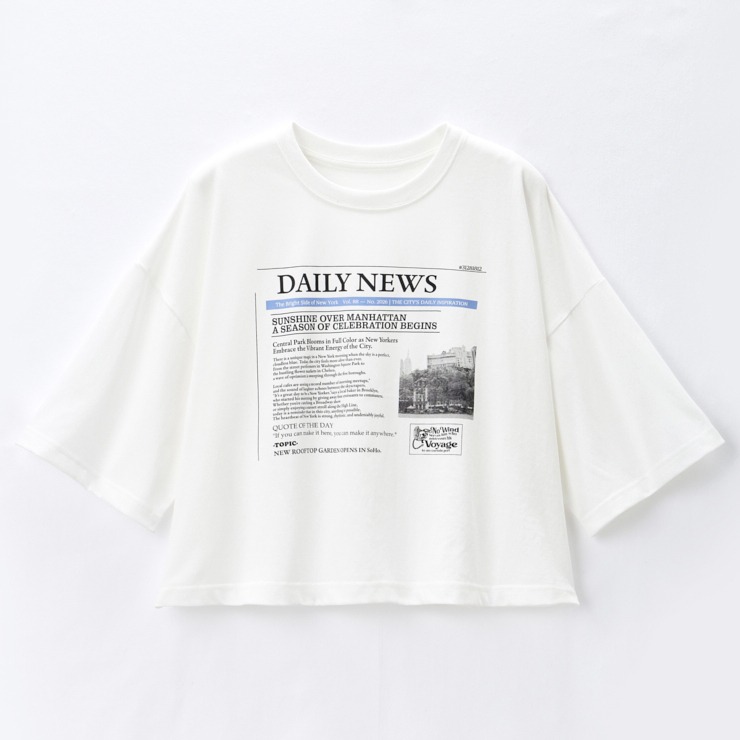 レディース クロップドTシャツ（IKUMI) | シャンブル | しまむらパーク