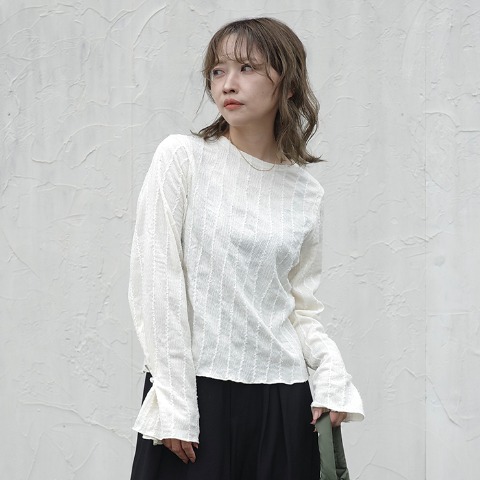 レディース　袖2WAYプルオーバー（YUKI）