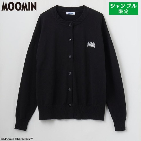 レディース　刺繍ワッペンカーディガン（ムーミン）