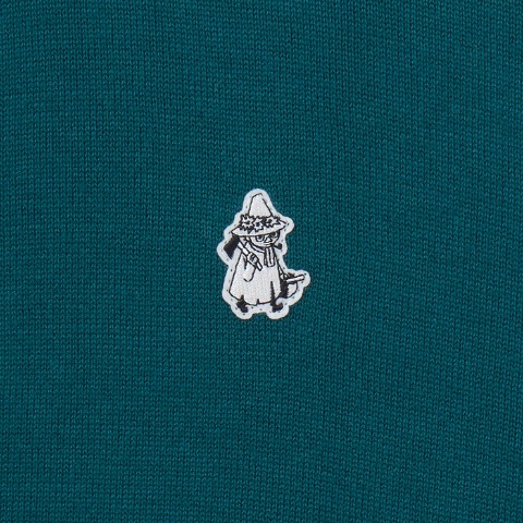 レディース　刺繍ワッペンカーディガン（ムーミン）