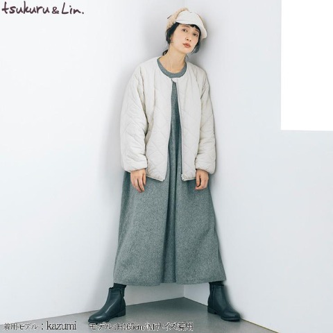 レディース　Aラインニットワンピース（tsukuru&Lin.）