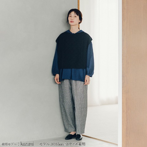 レディース　ニットベスト（tsukuru&Lin.）