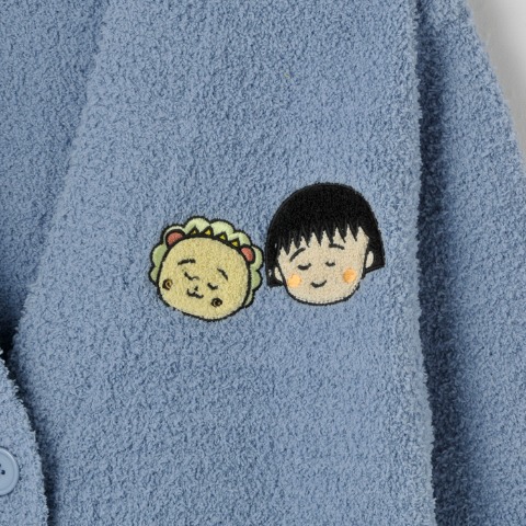 レディース　ニットカーディガン（まる子とコジコジ×tsukuru&Lin.）