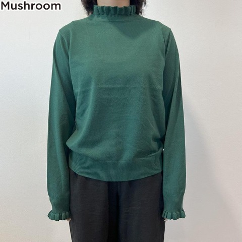 レディース　ニットプルオーバー（Mushroom）