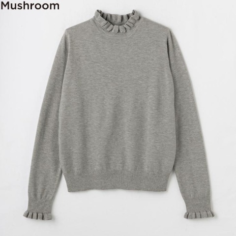 レディース　ニットプルオーバー（Mushroom）