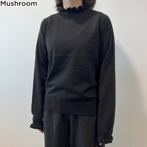 レディース　ニットプルオーバー（Mushroom）