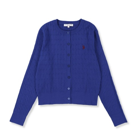 レディース　ケーブルカーディガン（U.S. POLO ASSN.）