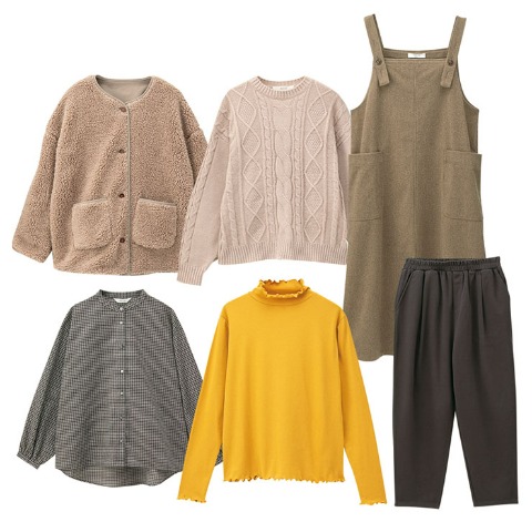 レディース　ハッピーバッグ6点セット（Mushroom）