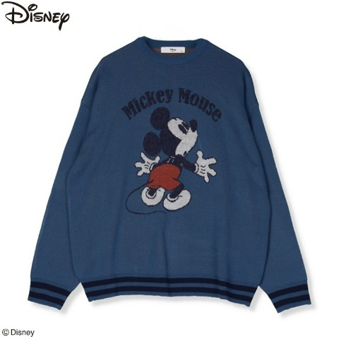 レディース　ジャカードニット（ミッキーマウス）