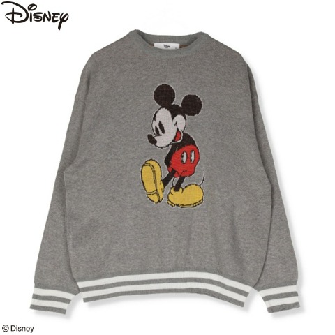 レディース　ジャカードニット（ミッキーマウス）