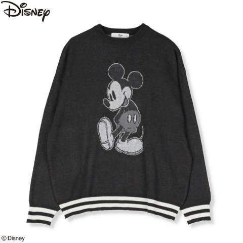 レディース　ジャカードニット（ミッキーマウス）