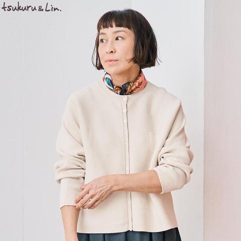 レディース　ニットカーディガン（tsukuru&Lin.)