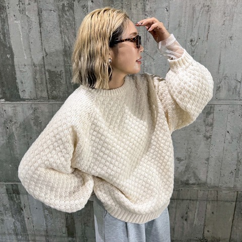 レディース　ニットプルオーバー（IKUMI）